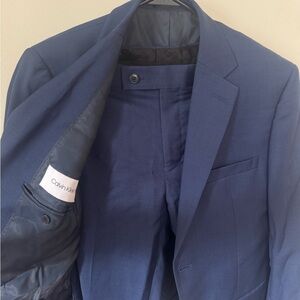 Calvin Klein Blue Suit